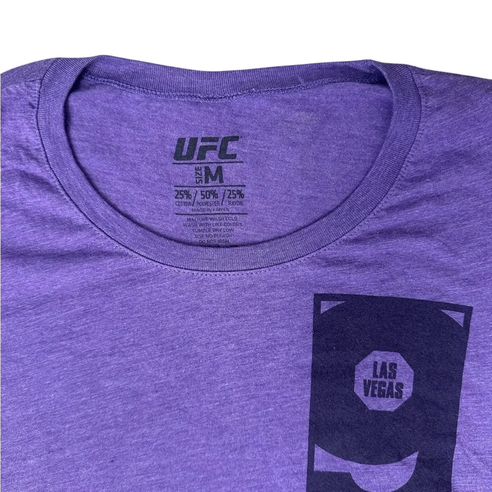 UFC Las Vegas 1993 Purple Black Tee Women Size Medium NWOT $30 MSRP - Picture 2 of 2